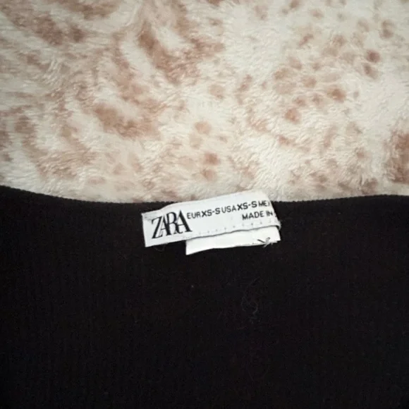 Zara rhinestone fringe crop top - Picture 2 of 2